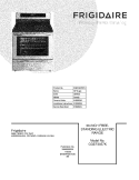 COVER Diagram and Parts List for CGEF3057KFE  Frigidaire Range