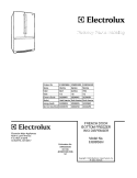 COVER Diagram and Parts List for EI28BS36IB0  Electrolux Refrigerator