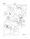CONTROLS Diagram and Parts List for FRS23KF7AB0  Frigidaire Refrigerator