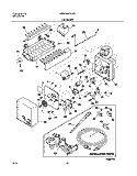 ICE MAKER Diagram and Parts List for WRS26MF5AS2  Westinghouse Refrigerator