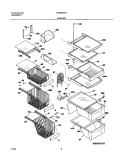 Part Location Diagram of 240389606 Frigidaire SERVICE DATA