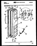 Part Location Diagram of 3204855 Frigidaire SUPPORT-DOOR RACK