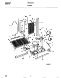 SYSTEM Diagram and Parts List for FRS26ZGEB2  Frigidaire Refrigerator