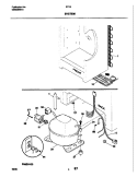 SYSTEM Diagram and Parts List for ER163  Frigidaire Freezer