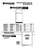 COVER Diagram and Parts List for FRT22RGCW4  Frigidaire Refrigerator