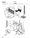 SYSTEM Diagram and Parts List for GFU16F7AW5  Gibson Freezer