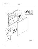 DOOR Diagram and Parts List for GDB755RJS2  Gibson Dishwasher