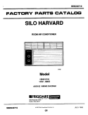 COVER Diagram and Parts List for 12HA121A  Frigidaire Air Conditioner