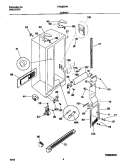 CABINET Diagram and Parts List for FRS26ZPHD2  Frigidaire Refrigerator