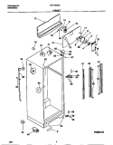 CABINET Diagram and Parts List for WRT18QRCD0  Frigidaire Refrigerator