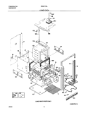 LOWER OVEN Diagram and Parts List for FEB27T5ASB  Frigidaire Wall Oven