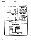 WIRING DIAGRAM Diagram and Parts List for MFU20F7FW1  Frigidaire Freezer
