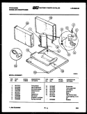 SYSTEM PARTS Diagram and Parts List for AR18NS8F1  Frigidaire Air Conditioner