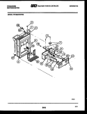ICE DOOR, DISPENSER AND WATER TANKS Diagram and Parts List for FPCE24VWPW0  Frigidaire Refrigerator