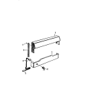 BACKGUARD Diagram and Parts List for GF600HXW1  Frigidaire Wall Oven