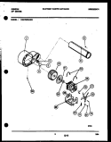 BLOWER AND DRIVE PARTS Diagram and Parts List for DE27S8WAGC  Gibson Dryer