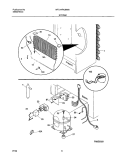 SYSTEM Diagram and Parts List for WFU14FK3BW0  Westinghouse Freezer