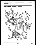 CABINET PARTS Diagram and Parts List for LA300AXW2  Frigidaire Washer