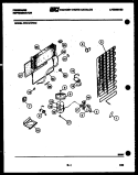 SYSTEM AND AUTOMATIC DEFROST PARTS Diagram and Parts List for FPD14TIFA0  Frigidaire Refrigerator