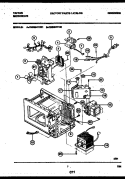 POWER CONTROL Diagram and Parts List for TMS084T1W1  Tappan Microwave