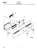 Part Location Diagram of 154338101 Frigidaire INSERT-CONTROL PNL