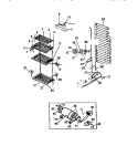 SYSTEMS Diagram and Parts List for FU161JRW2  Frigidaire Freezer