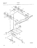 BURNER Diagram and Parts List for TGF324BHWA  Tappan Range