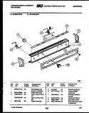CONTROL PANEL Diagram and Parts List for 36-6262-23-07  Tappan Range