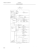 WIRING SCHEMATIC Diagram and Parts List for GLRS267ZCB3  Frigidaire Refrigerator