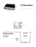 COVER Diagram and Parts List for E36EC75HSS1  Electrolux Cooktop