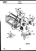 FUNCTIONAL PARTS Diagram and Parts List for 56-3443-10-01  Tappan Microwave