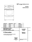 COVER Diagram and Parts List for FEFL75ASA  Frigidaire Range