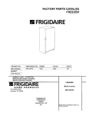 COVER Diagram and Parts List for MFU14F3GW7  Frigidaire Freezer