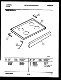 COOKTOP PARTS Diagram and Parts List for CE302BP2D1  Frigidaire Range