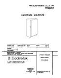 COVER Diagram and Parts List for CFU14M2AW2  Uni Freezer