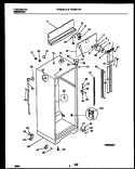 CABINET PARTS Diagram and Parts List for FPGC21TAL2  Frigidaire Refrigerator