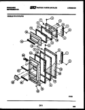 CONTROL PANEL Diagram and Parts List for MC1385L1  Frigidaire Microwave