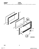 UPPER DOOR Diagram and Parts List for TEO356BFW2  Tappan Range