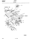 CONTROLS Diagram and Parts List for F45WR24CD1  Frigidaire Refrigerator
