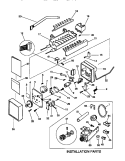 ICE MAKER Diagram and Parts List for GRS22WNCD1  Gibson Refrigerator