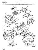 SHELVES Diagram and Parts List for FRT22INLHC1  Frigidaire Refrigerator
