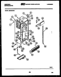 CABINET PARTS Diagram and Parts List for GSIW36HH2  Frigidaire Refrigerator