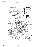 CONTROLS Diagram and Parts List for FRS26ZSEB4  Frigidaire Refrigerator