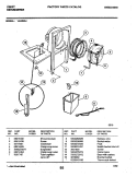 CONDENSER Diagram and Parts List for 14-040A4  Frigidaire Dehumidifier