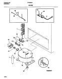 SYSTEM Diagram and Parts List for FFC09M4AW3  Frigidaire Freezer