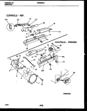 REFRIGERATOR CONTROL ASSEMBLY, DAMP Diagram and Parts List for MRS20HRAD0  Frigidaire Refrigerator