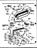 CABINET PARTS Diagram and Parts List for ED153K2  Frigidaire Dehumidifier