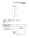 COVER Diagram and Parts List for UL4000ECW5  Electrolux Freezer