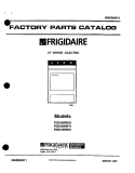 COVER Diagram and Parts List for FDE436RBS1  Frigidaire Dryer