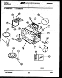 WRAPPER AND BODY PARTS Diagram and Parts List for 56-9389-10-16  Tappan Microwave